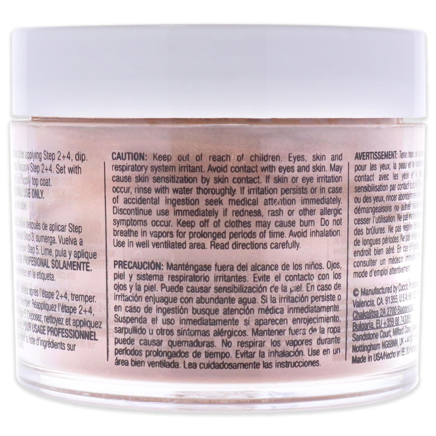 Cuccio Colour Powder Nail Polish - Lacquer For Manicure And Pedicure - Highly Pigmented Powder That Is Finely Milled - Durable Finish With A Flawless