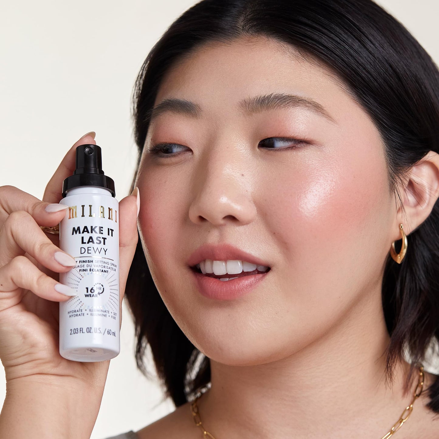 Milani Setting Spray + Primer, Make It Last Dewy - Dewy Finish Moisturizing Formula for Glow on the Go, Setting Spray for Makeup and Face Primer