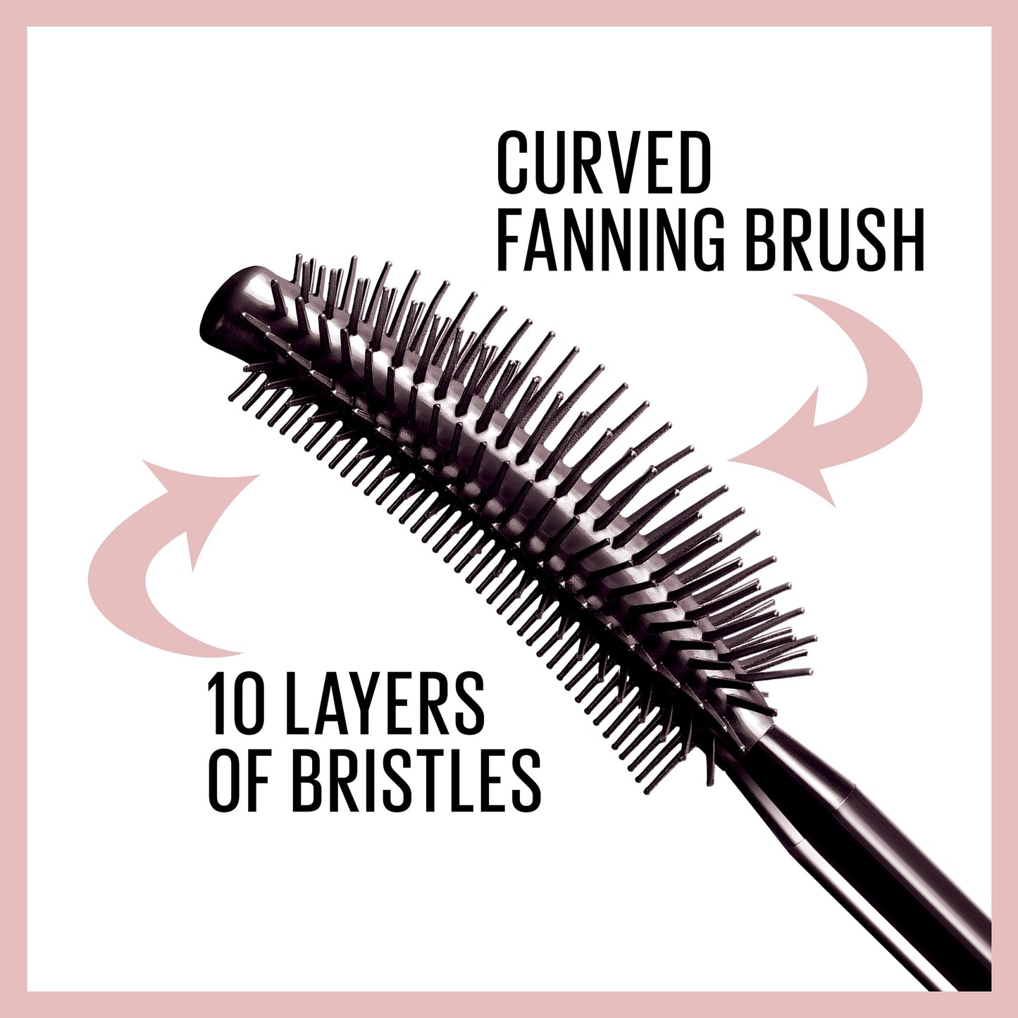 Maybelline Lash Sensational Washable Mascara, Lengthening and Volumizing for a Full Fan Effect, Brownish Black, 1 Count