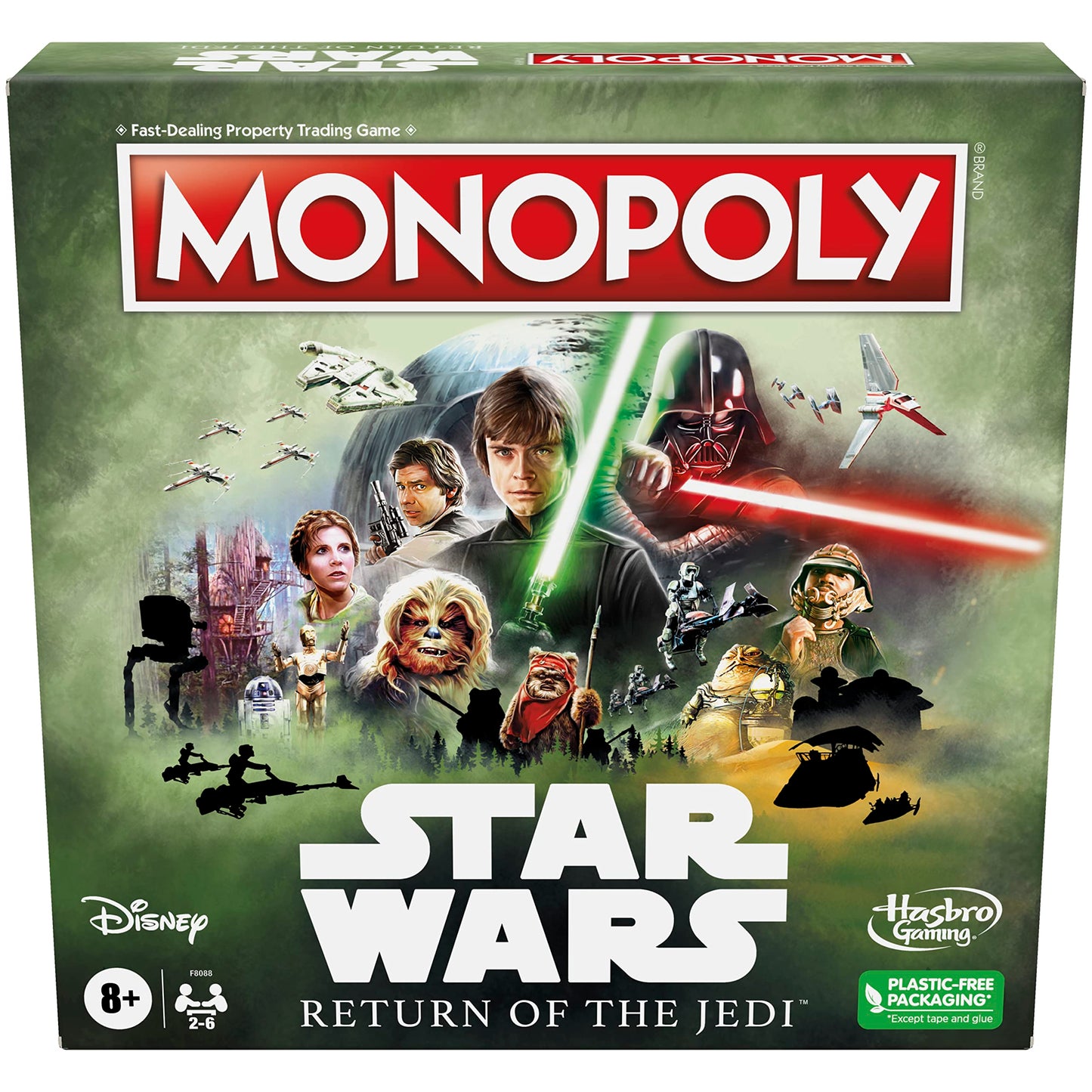 Hasbro Gaming Monopoly: Star Wars Return of The Jedi Board Game for 2-6 Players, Inspired by Return of The Jedi Movie, Game for Families and Kids…