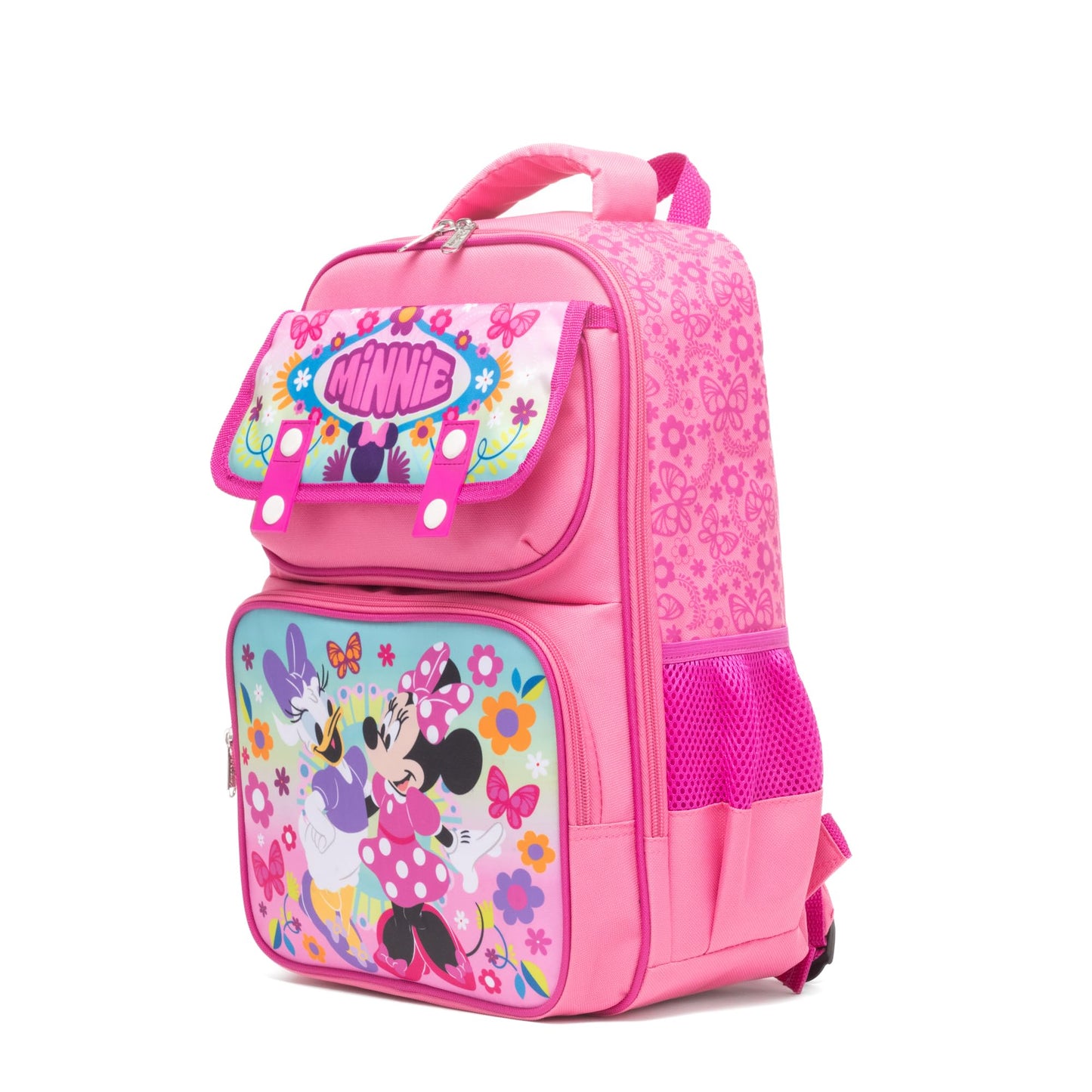 Ruz - Minnie Mouse Large School backpack with Padded Back and Adjustable Straps, Pink, A28237