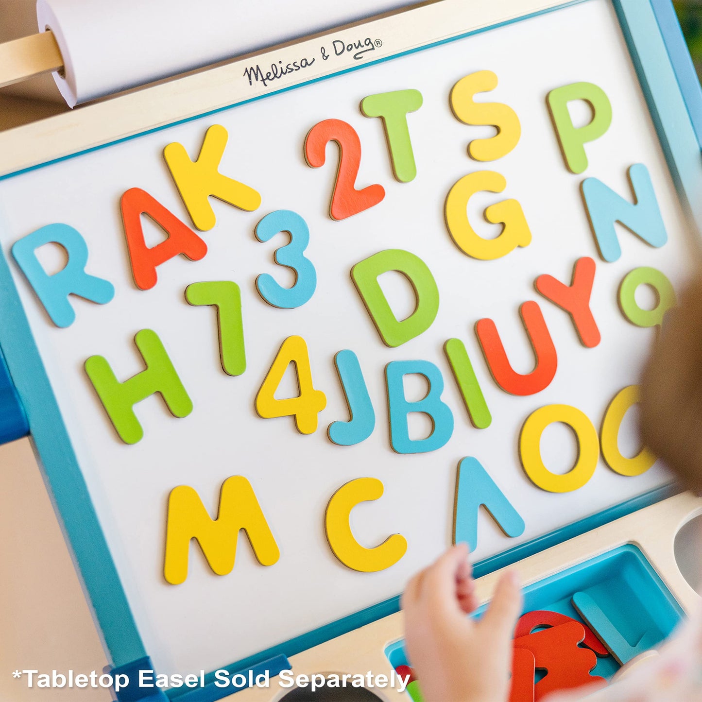 Melissa & Doug Deluxe Magnetic Letters and Numbers Set with 89 Wooden Magnets