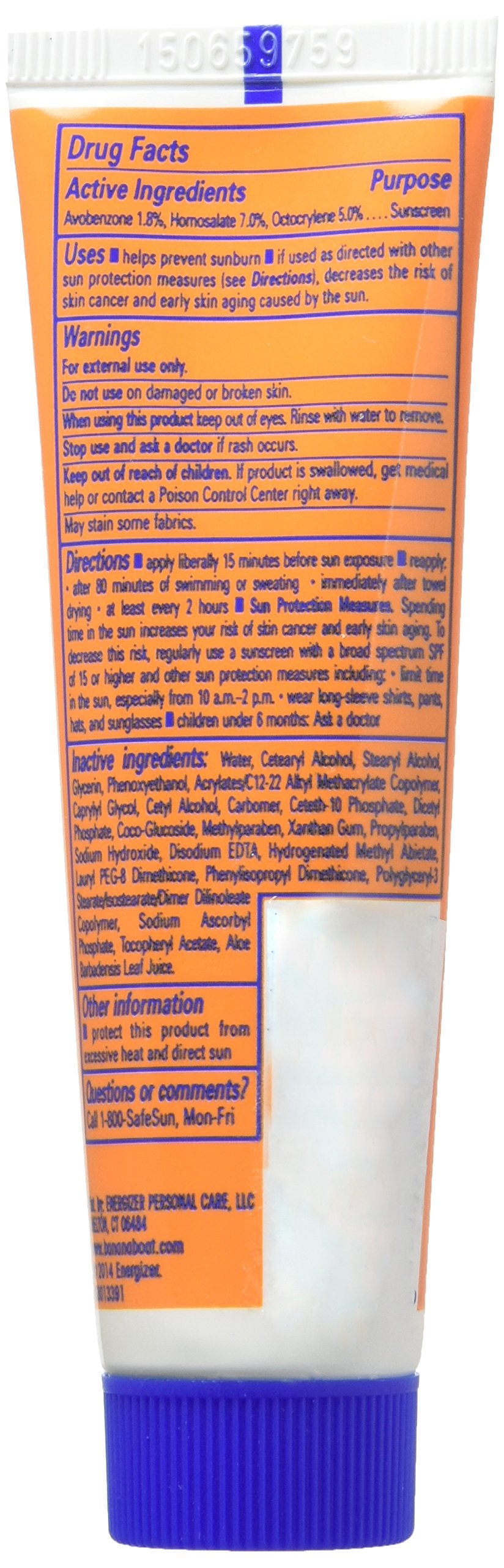 Banana Boat Sport Performance Sunscreen Lotion 30 Spf 1 oz(Pack Of 5)