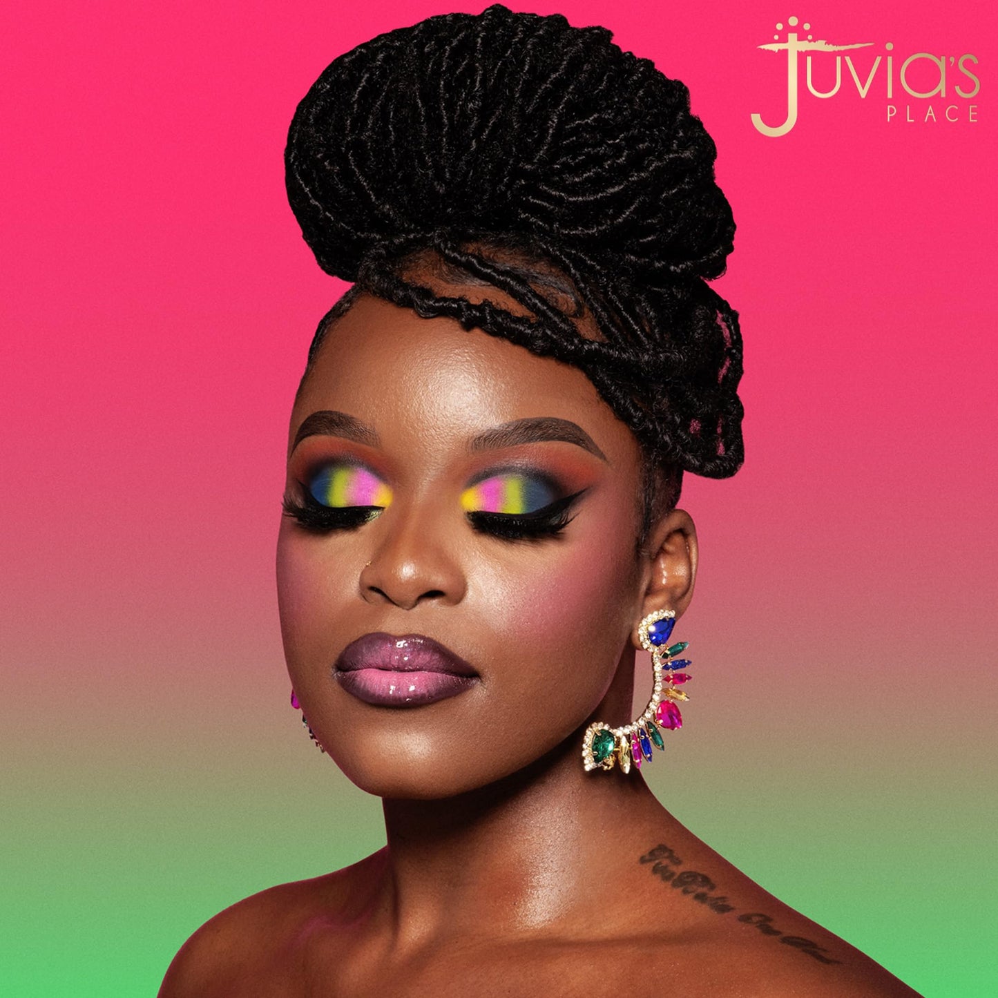 Juvia's Place Culture 2 - Eye Shadow Palette 30 Colors, Long Lasting High Pigment Rich Glitter Natural Smoky Tones Matte Brown Neutral & Shimmering…