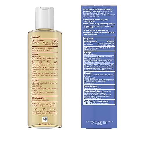 Neutrogena T/Sal Therapeutic Shampoo, Scalp Build-Up Control 4.5 oz, 130 fl oz