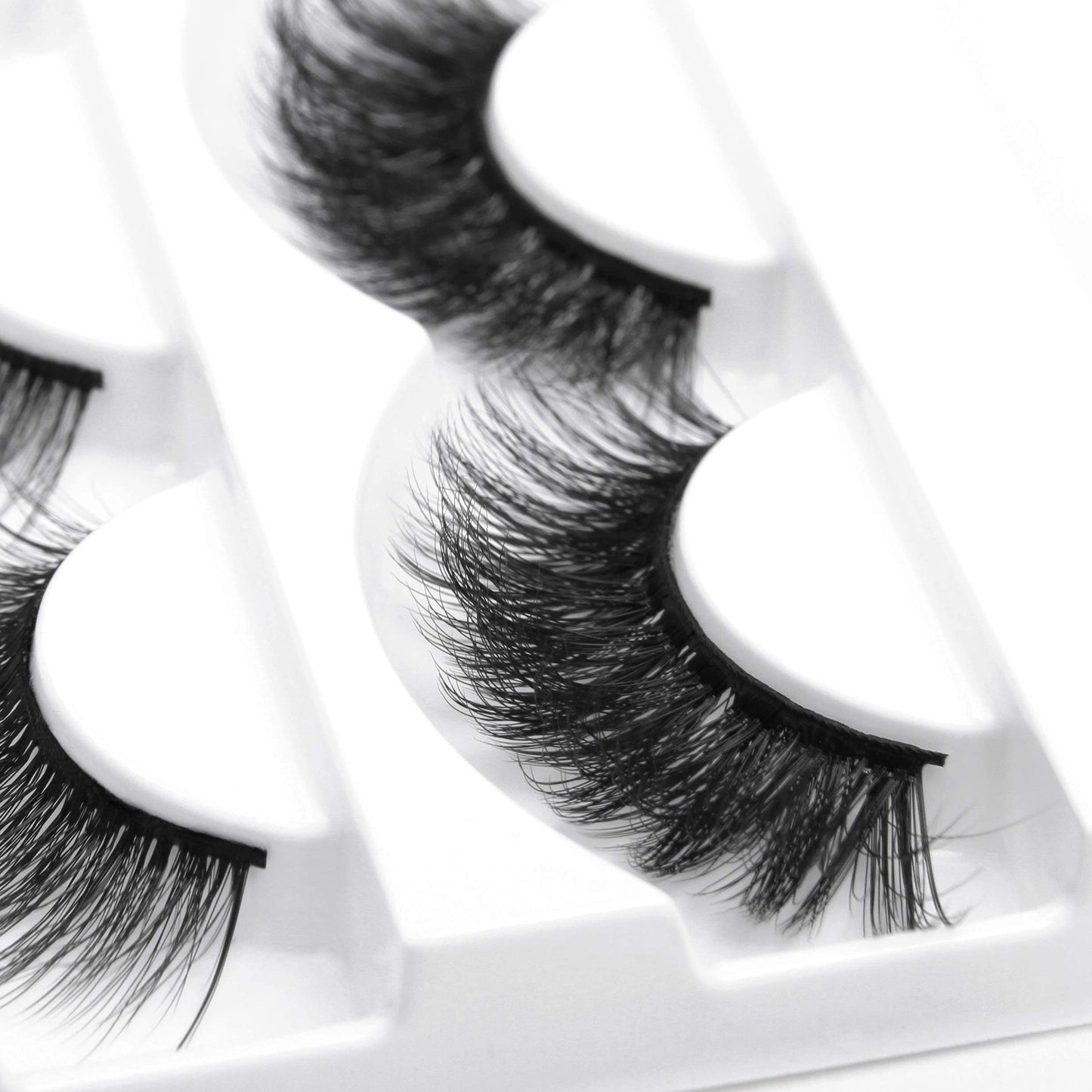 Eliace 3D Mink Lashes Natural Look 15 Mixed Styles 15 Pairs Fake Eyelashes Bulk Pack Handmade Luxurious Volume Fluffy Natural False Eyelashes