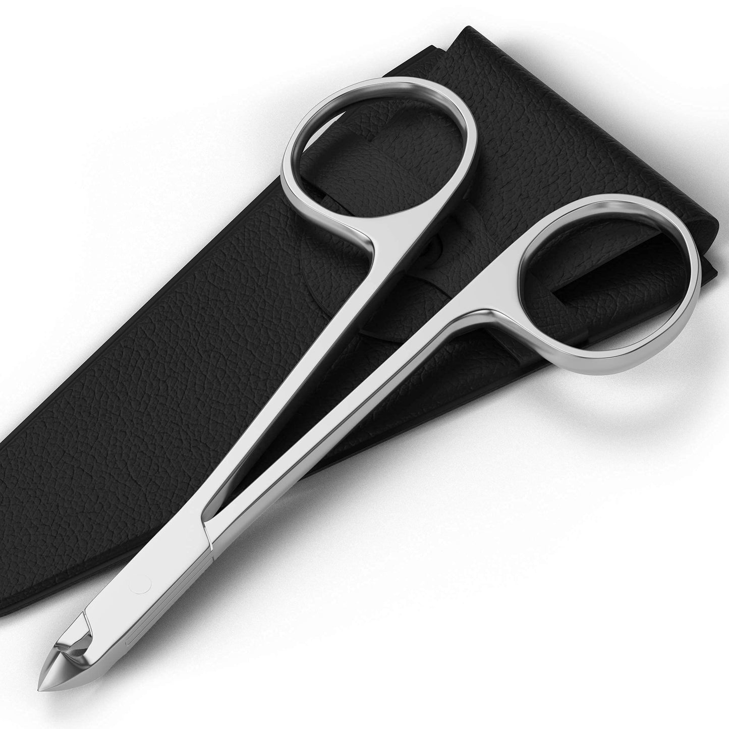Suvorna 4" cuticle scissors for nails cuticle trimmer, cuticle nippers professional, cuticle clippers professional, cuticle scissors extra fine