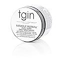 tgin Miracle RepaiRx Curl Food Daily Moisturizer for Curly, Coily and Wavy Hair, Moisturizing Curl Cream for Dry, Damaged Hair, 12 oz