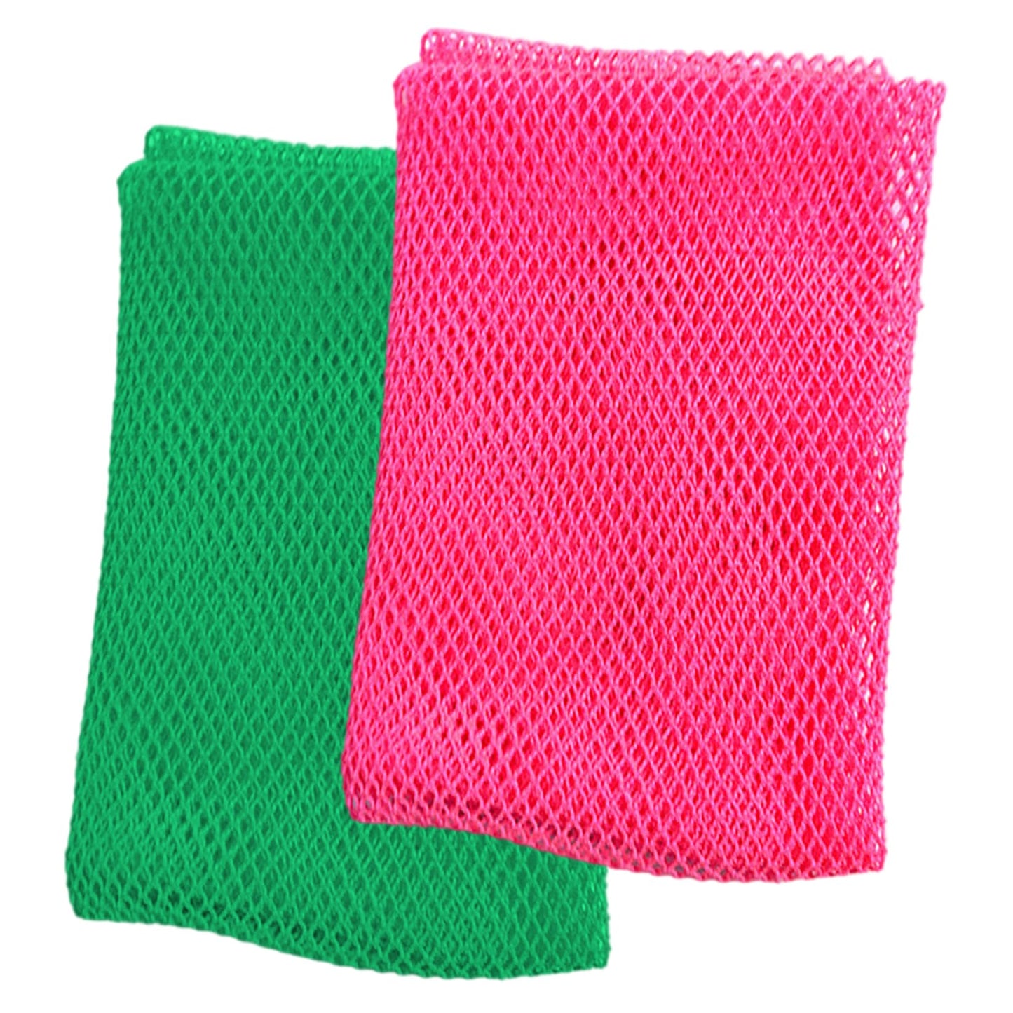 2Pcs African Net Sponge 12x30 Labor-Saving Long Widen African Net Cloth Portable Mesh Foldable Exfoliating Washcloth for Men and Women Beauty and Personal Care Xoeryoy