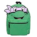 Bioworld Unisex KidsTeenage Mutant Ninja Turtles Interchangeable Characters 16.5" Reversible Backpack (Little Kid/Big Kid) Aop One-Size