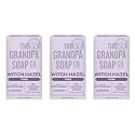 The Grandpa Soap Company Witch Hazel Bar Soap - Tones and Rejuvenates Skin, With Witch Hazel and Lavender, Provides a Relaxing Effect, Vegan, For Face