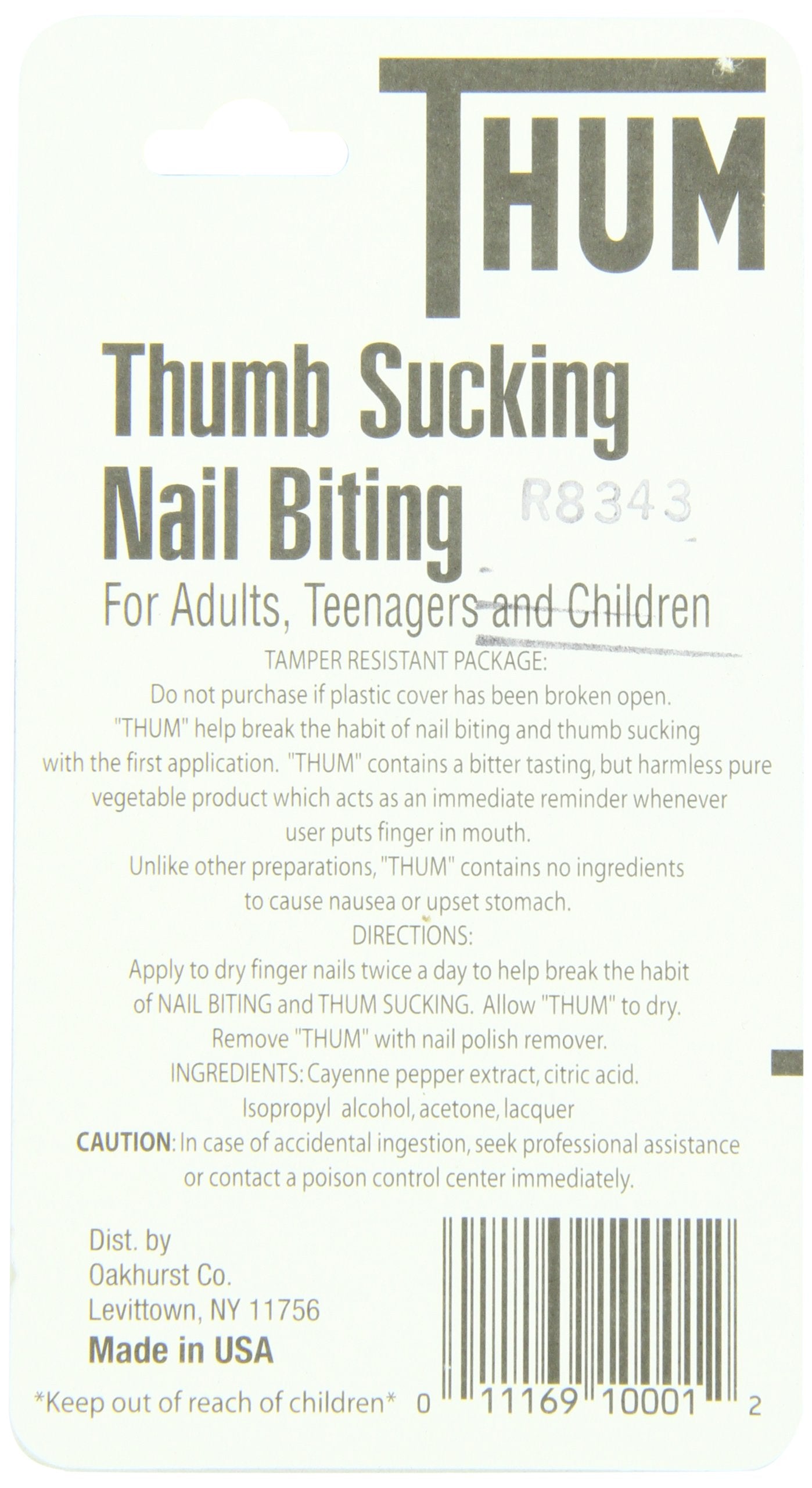 Thum Treatment for Thumb Sucking & Nail Biting, 0.20 Ounce Beauty & Personal Care Thum