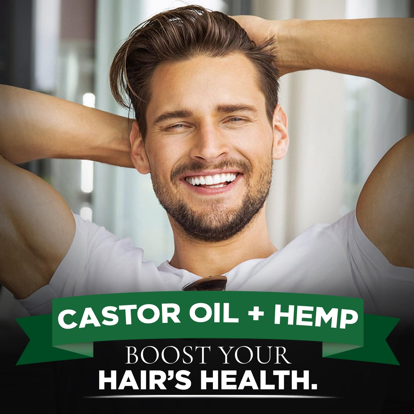 Clubman Pinaud Light Castor Oil + Hemp, Boosts thickness, Quench Dryness, Promotes Stronger and Shinier Hair, 4 fl oz