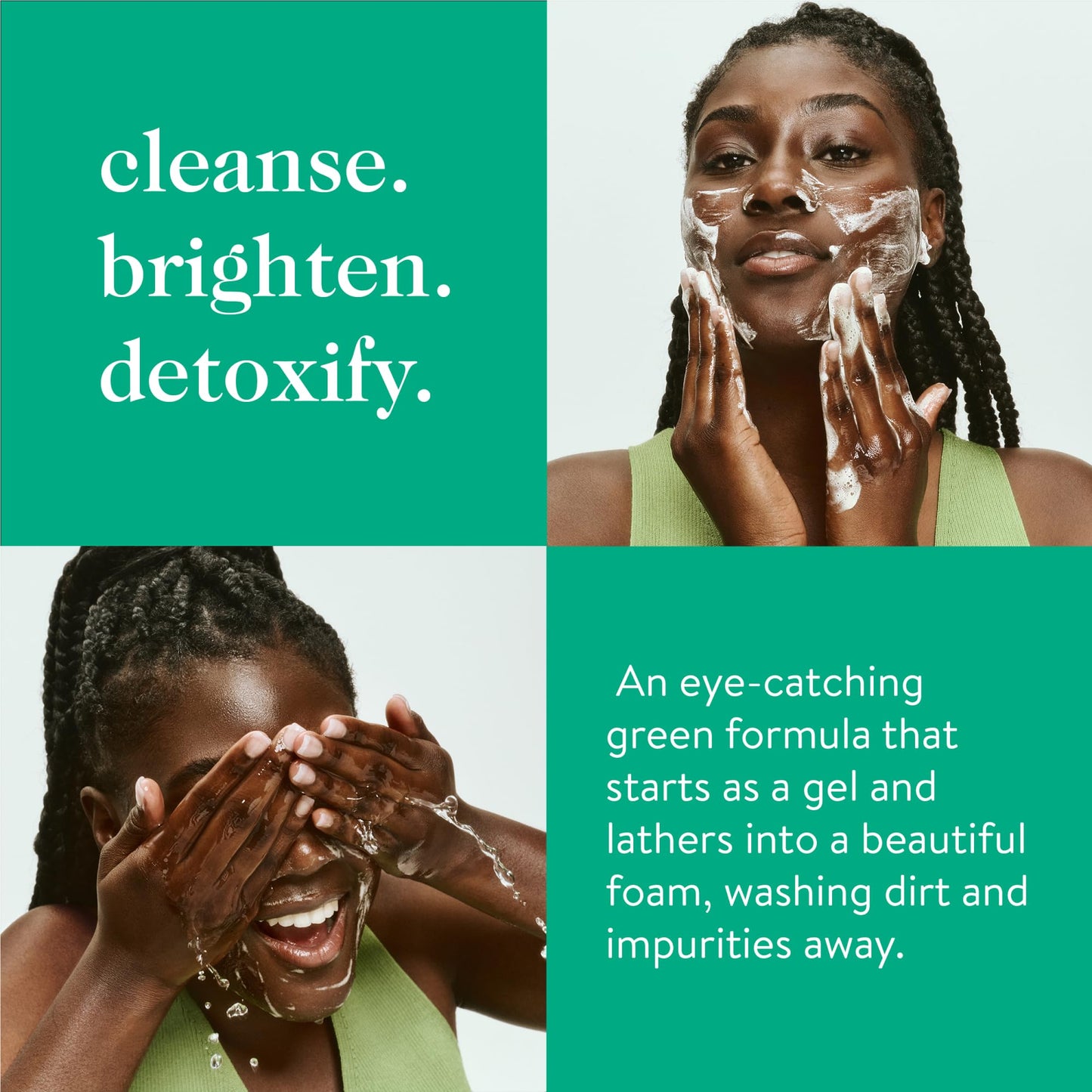 good.clean.goop beauty The Daily Juice Cleanser | Foaming Facial Cleanser to Hydrate & Cleanse Skin | Fruit Enzyme, Chlorella Extract & Spinach Leaf