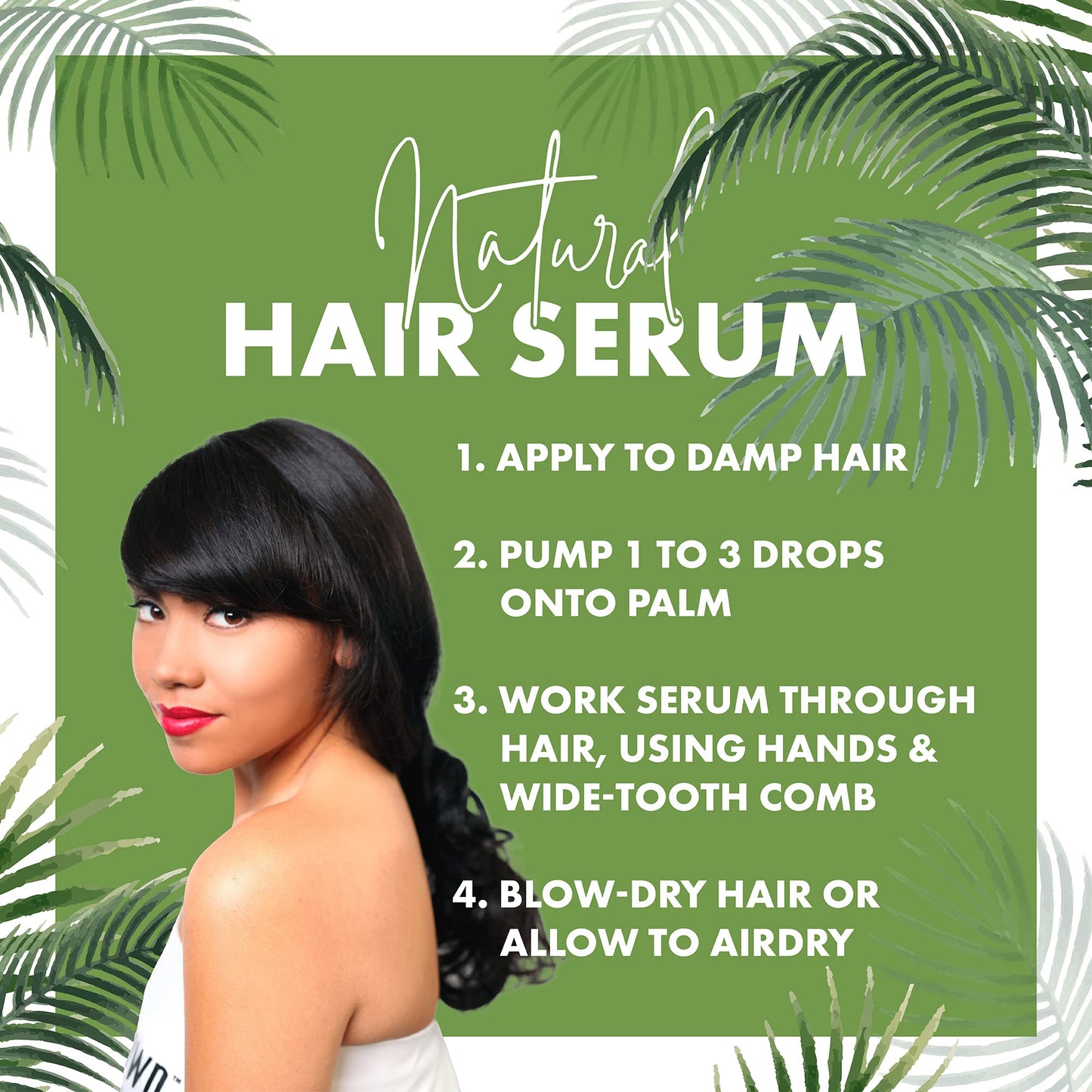 Paul Brown Hawaii Diamond Heads Ultra Shine Serum - Anti-Frizz Hair Shine Serum Styling Product - Natural Botanical & Fruit Extracts Add Luster