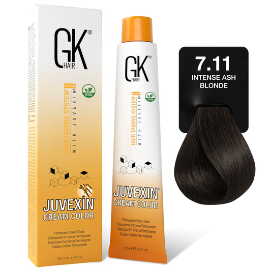 GK HAIR Global Keratin Professional Hair Color Cream Tube (3.4 Fl Oz/100ml) Nourishing & Cleansing Colors for Styling High Performance Long Lasting Beauty & Personal Care GK HAIR