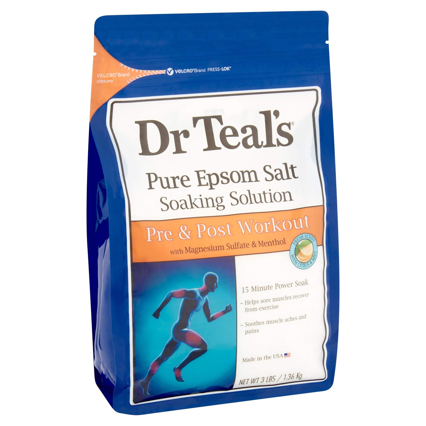 Dr. Teal's Pure Epsom Salt Recovery Soaking Solution Gift Set (2 Pack, 3lbs ea.) - Soothe & Sleep Lavender, Pre & Post Workout with Magnesium Sulfate Beauty and Personal Care Dr Teal's