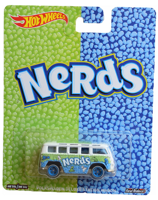 Hot Wheels Volkswagen Deluxe Station Wagon, [White] Nerds