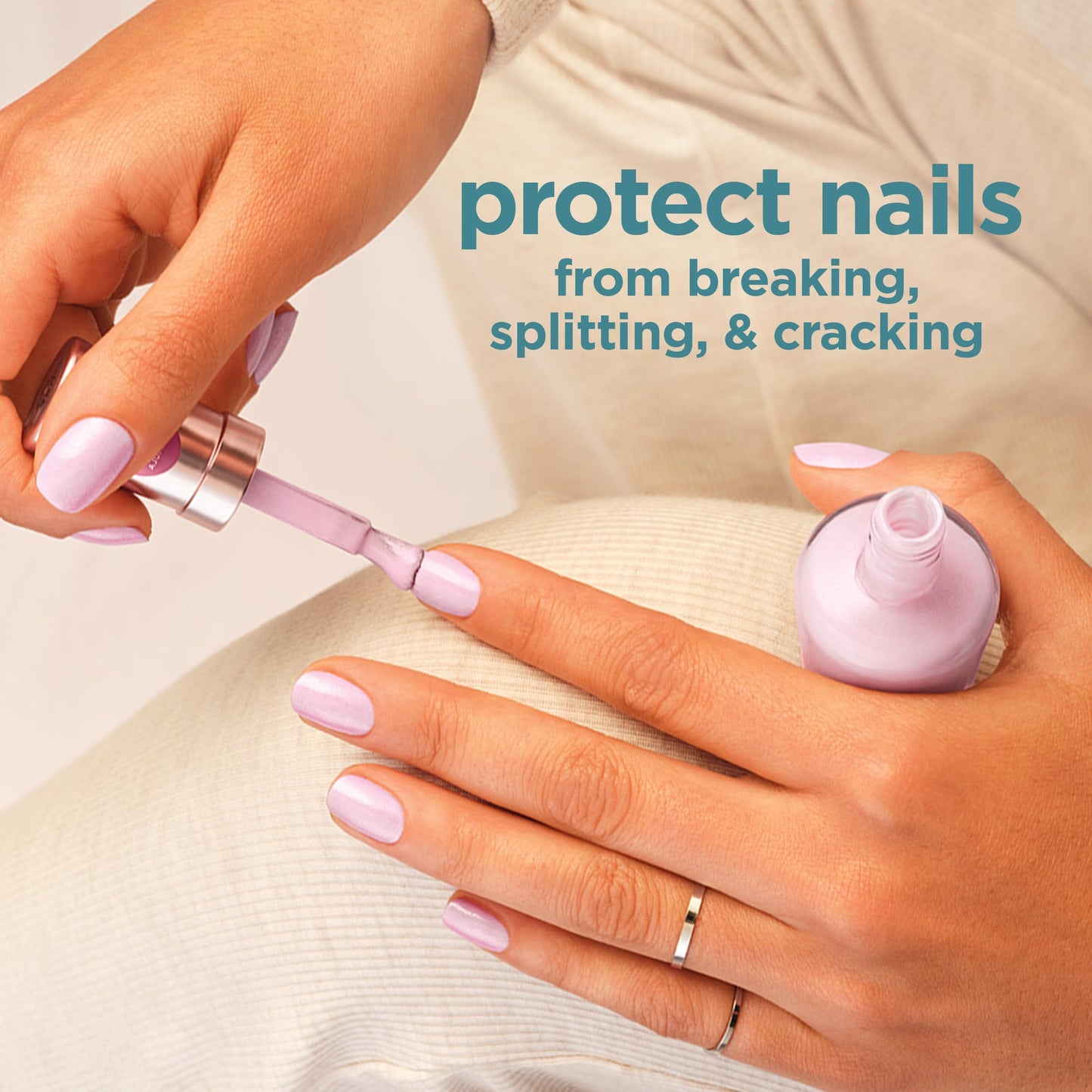 Sally Hansen Color Therapy Scented Nail Polish | Biotin, Argan Oil, Long Lasting, Healthy Nails, Nail Strengthener, Opaque | 458 Zen Re-Treat, Petal Beauty and Personal Care Sally Hansen