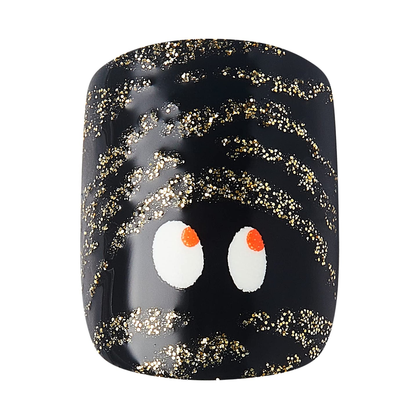 KISS imPRESS Limited Edition Halloween Press-On Nails, Glow-In-The-Dark, PureFit Technology, ‘Bone appetit’, with Prep Pad, Mini File, Cuticle Stick Beauty & Personal Care KISS