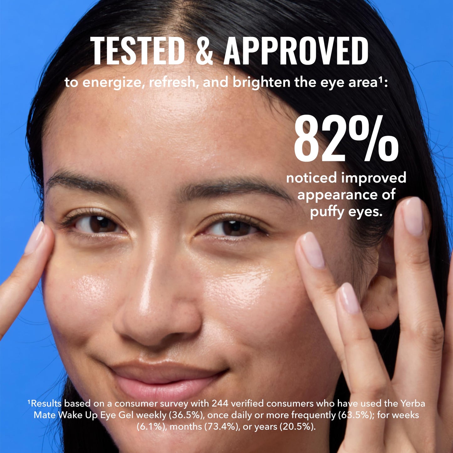 Good Molecules Yerba Mate Wake Up Eye Gel - Hydrating Under Eye Gel Cream with Hyaluronic Acid and Caffeine - Target Dark Circles and Puffiness - Skin