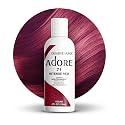 Adore Semi Permanent Hair Color (071 Intense Red) | Vegan & Cruelty-Free Red Hair Dye | No Ammonia, No Peroxide, No Alcohol | 4 Fl Oz