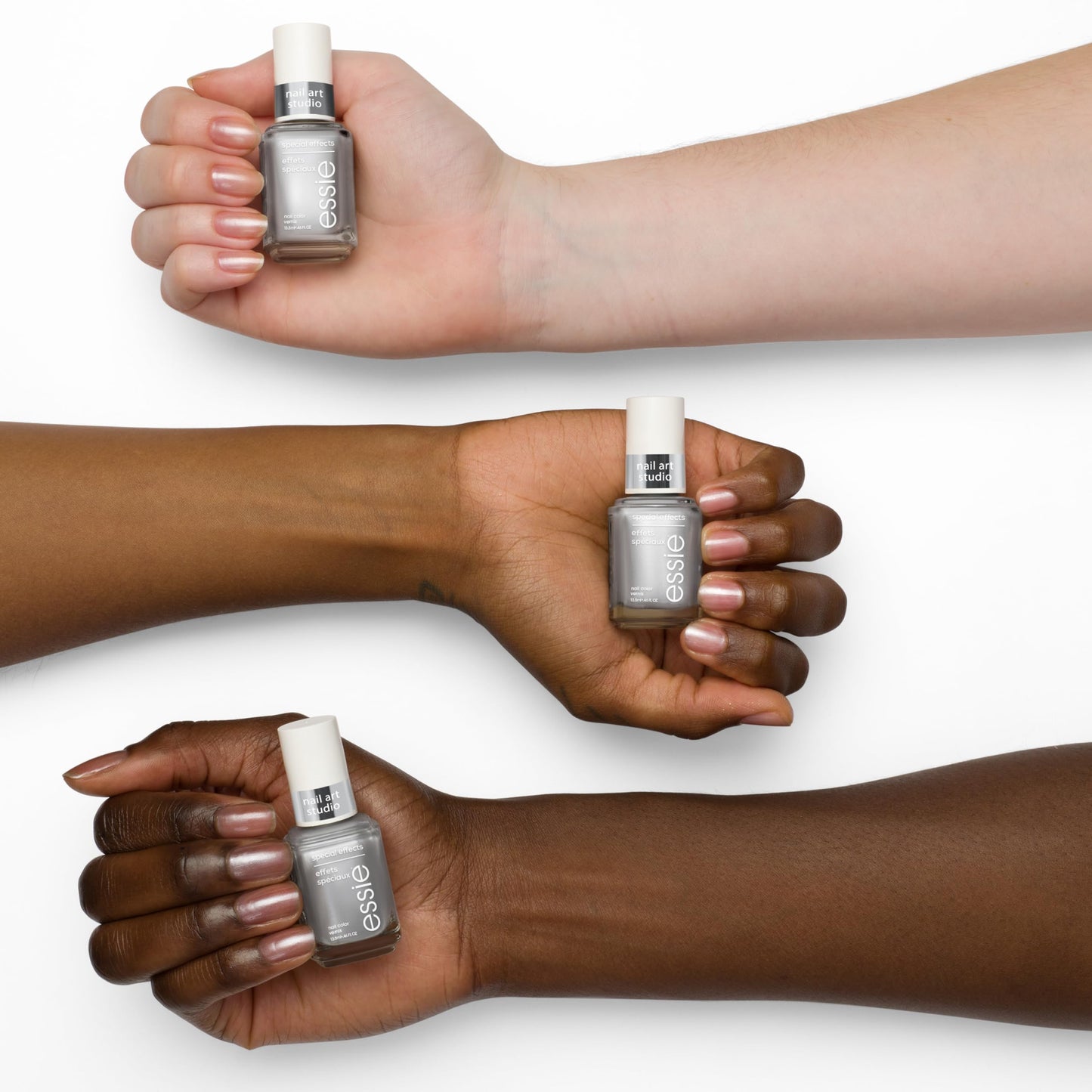 essie Nail Art Studio Special Effects Chrome Polish, Vegan, Silver Nail Polish, Cosmic Chrome, 0.46 Fl Oz Beauty & Personal Care essie