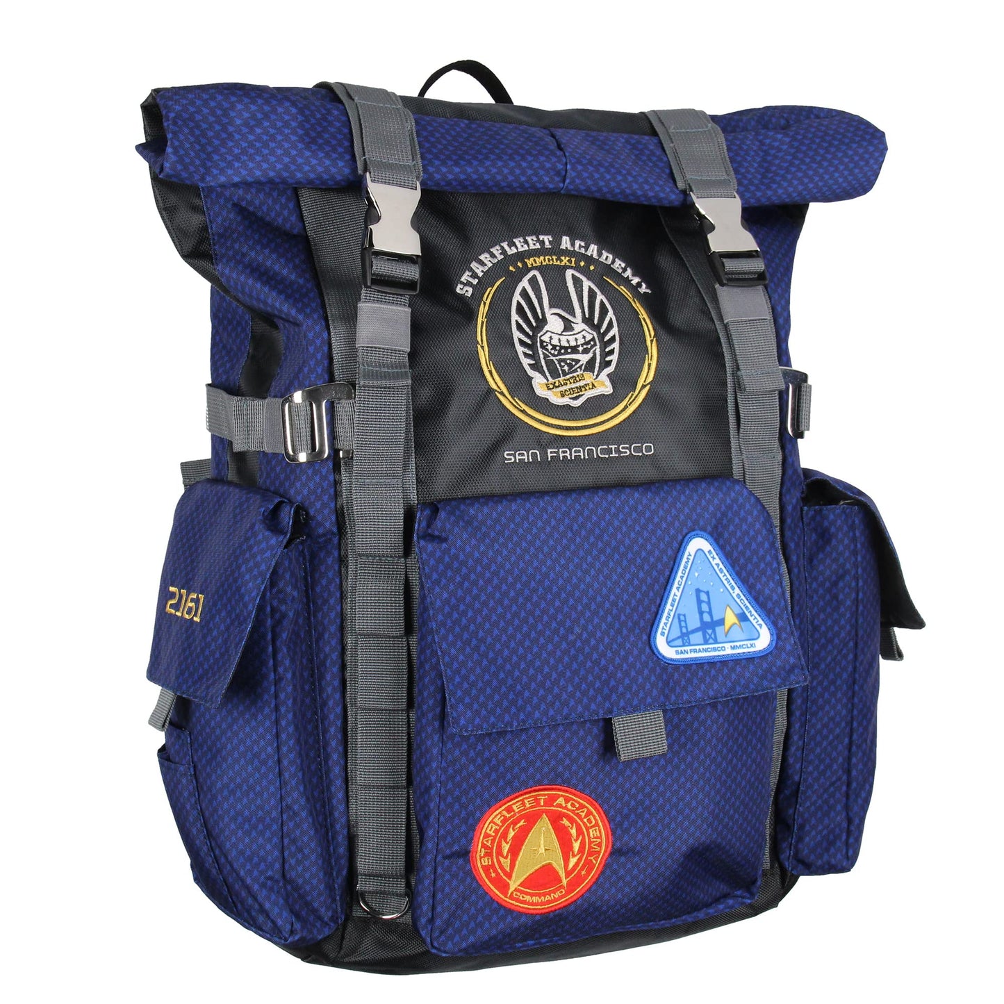 INTIMO Star Trek Starfleet Academy Roll Top Hiking Gym Laptop School Travel Backpack