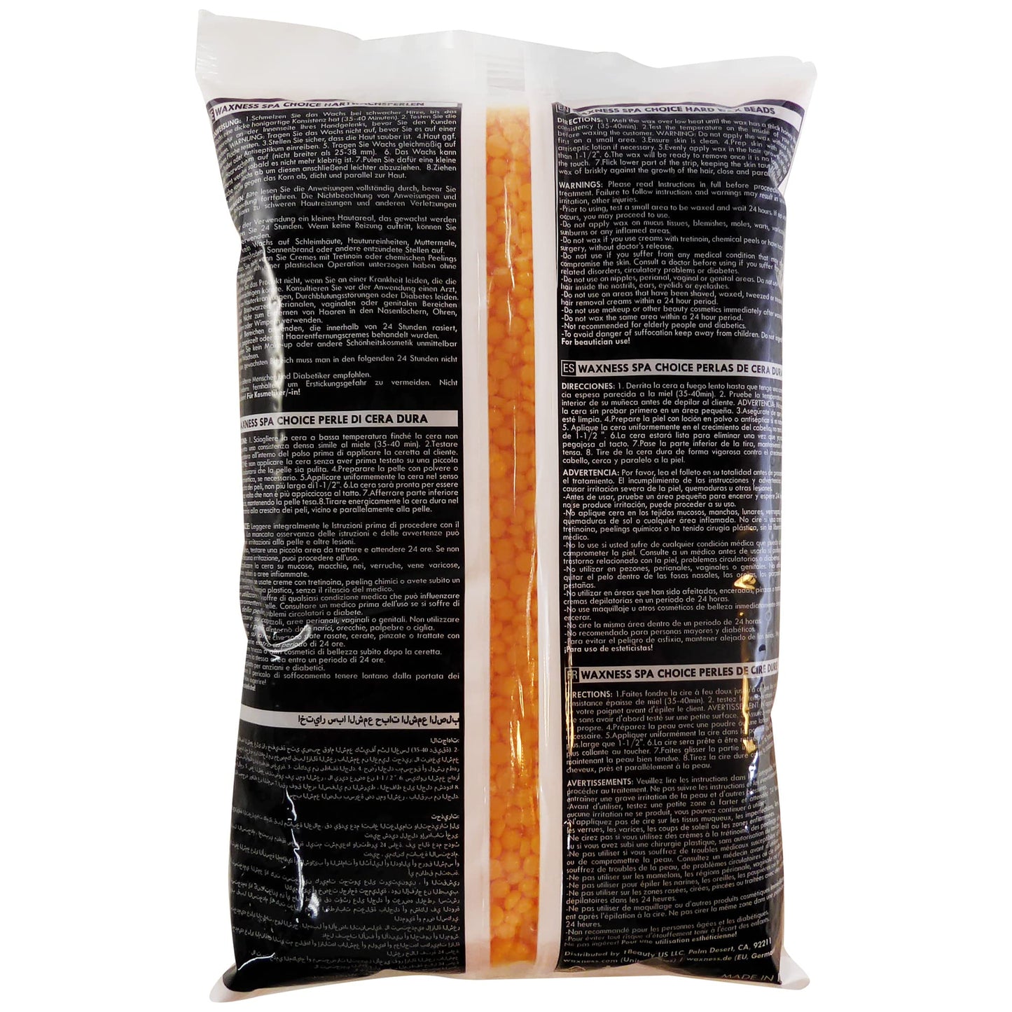 Waxness Spa Choice Rosin Free Multidirectional Hard Wax Mango 26.4 lb / 12 kg Beauty and Personal Care Waxness