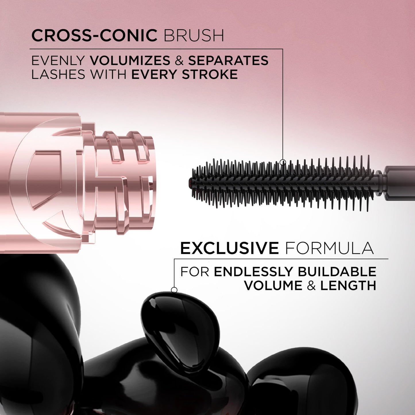 L'Oreal Paris Paradise Big Deal Mascara, Volumizing and Lengthening Formula, Buildable, Clump Resistant, Washable Blackest Black Mascara, 0.33 Fl Oz Beauty and Personal Care L'Oreal Paris