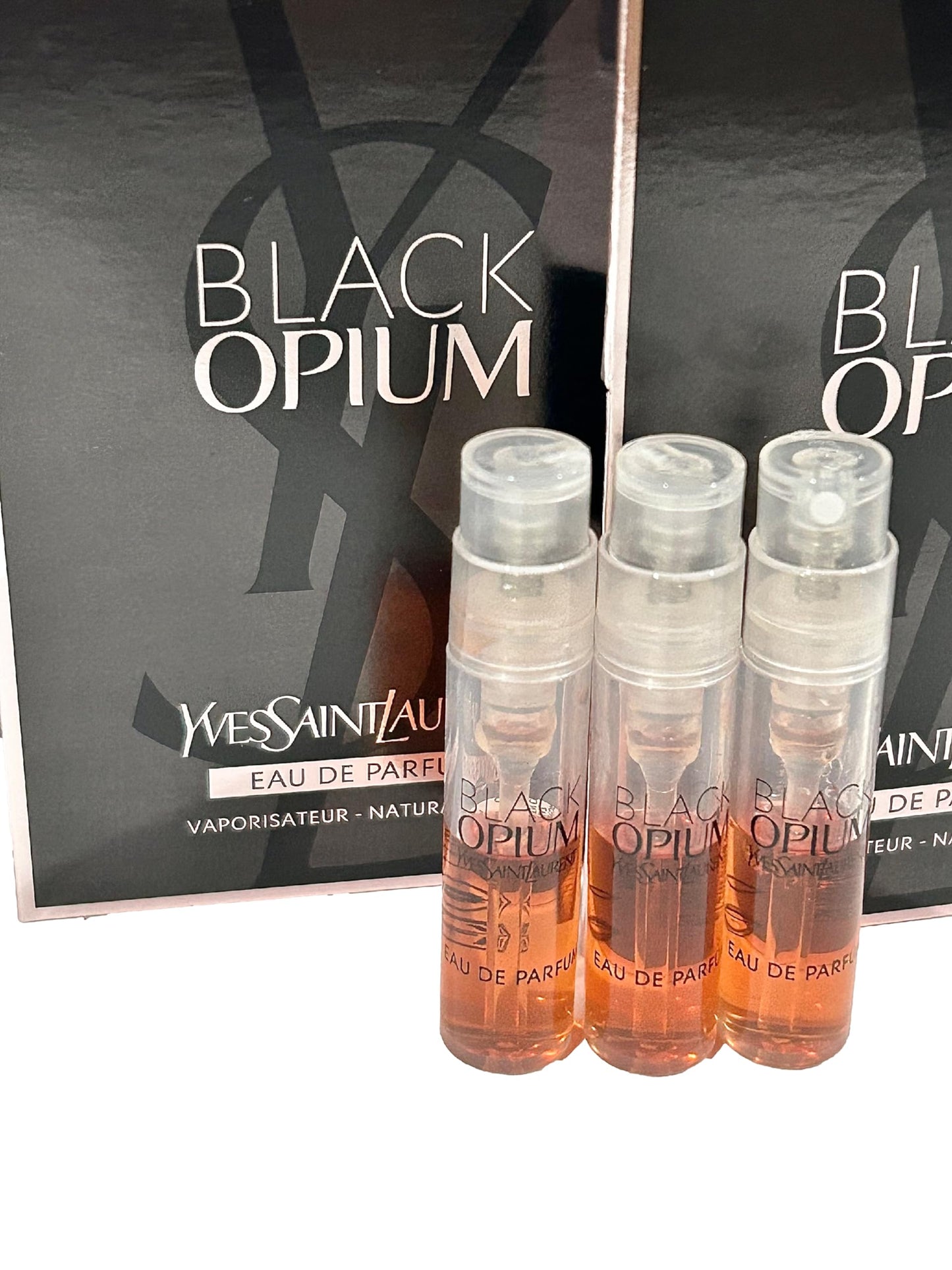Yves Saint Laurent YSL Black Opium EDP Sample Women Perfume 1.2 ml / 0.04 oz - set of 3
