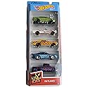 Hot Wheels 1:64 Scale 5 Pack hw Flames 50th Anniversary
