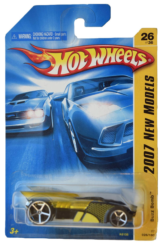 Hot Wheels Buzz Bomb, 2007 New Models 26/36 [Black/Yellow]