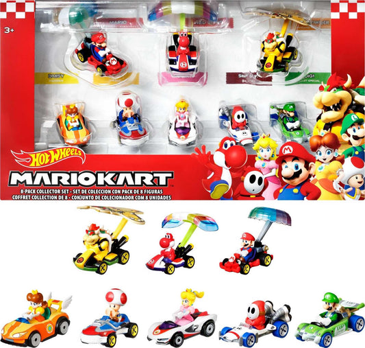 Hot Wheels Mario Kart Glider Vehicle - 8pk, Ages 3+