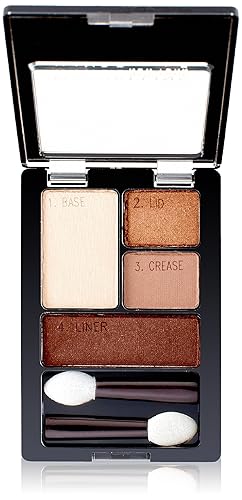 Maybelline Expert Wear Eyeshadow Quads, Chai Latte, 0.17 oz.