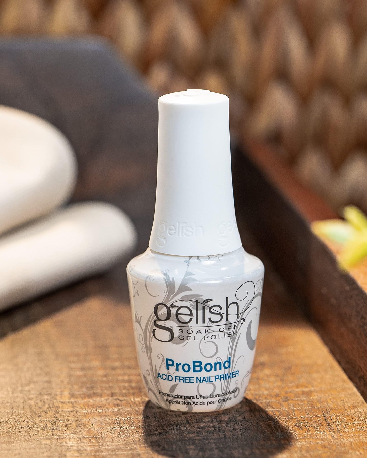 Gelish ProBond Nail Primer - Acid-Free Gel & Acrylic Adhesion, pH-Balanced, Promotes Long-Lasting Bond for Nail Plates, Safe for Natural Nails (15mL)