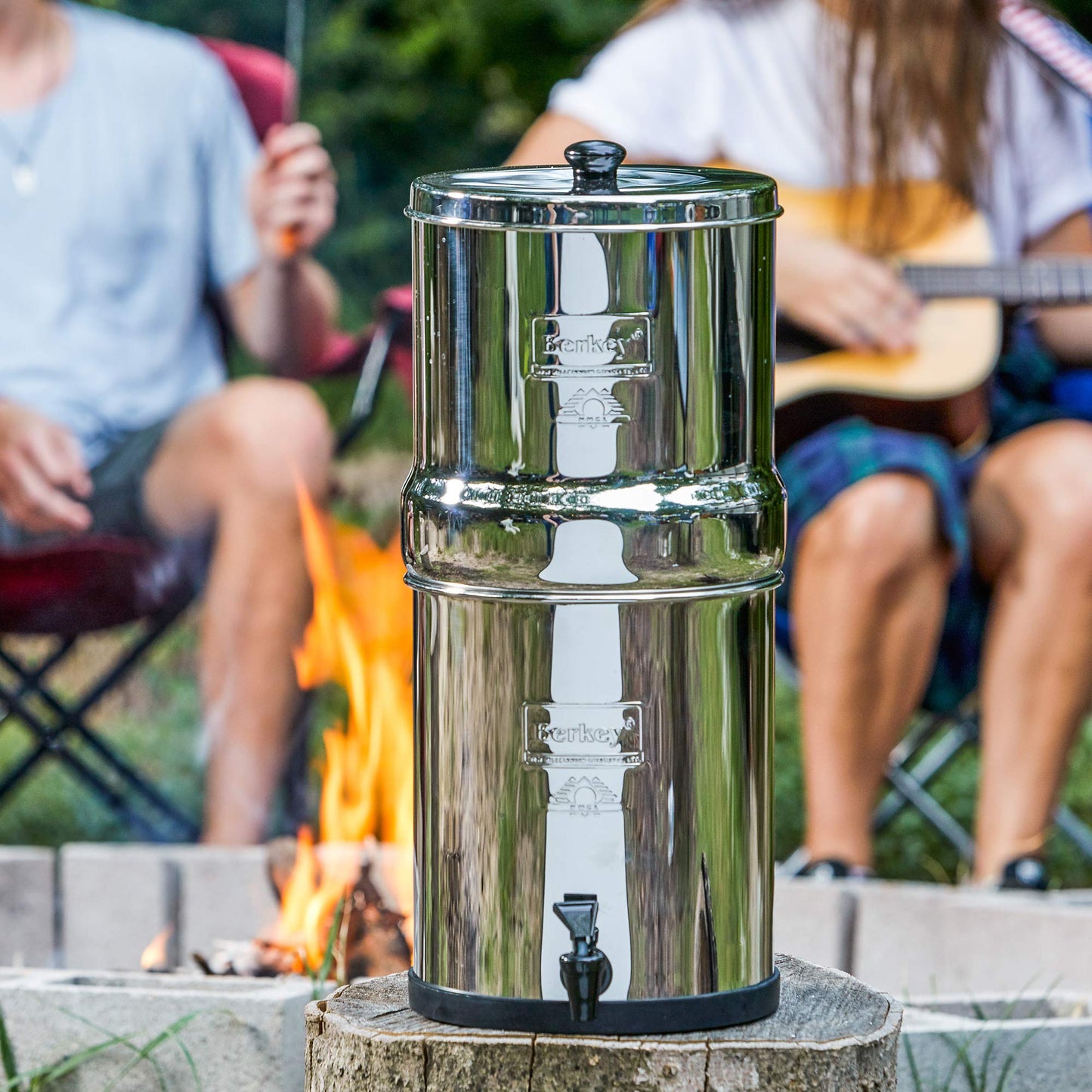 Travel Berkey Gravity-Fed Water Filter with 2 Black Berkey Elements-Enjoy Potable Water While Camping, RVing, Off-Grid, Emergencies, Every Day at Home