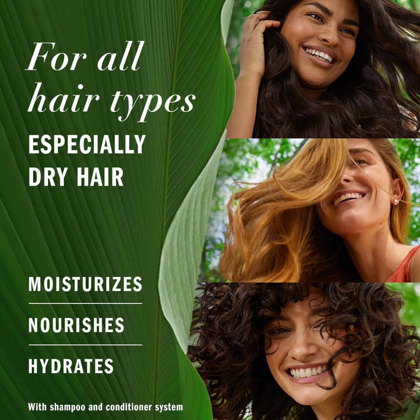 Herbal Essences Shampoo, 13.5 Fl Oz, Honey Daily Moisture, Sulfate Free, Nourishes, with Certified Camellia Oil and Aloe Vera, For All Hair Types