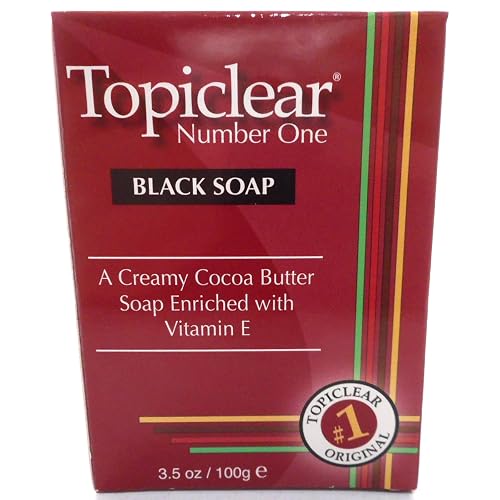 Topiclear Number One Black Soap - 3.5Oz