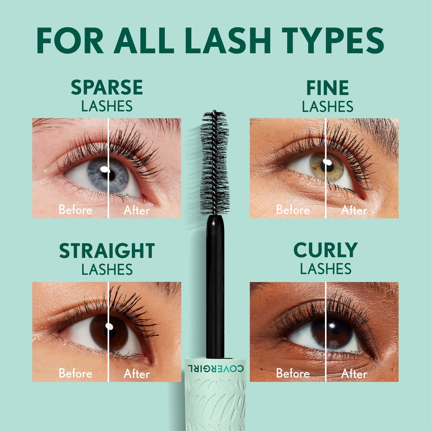 Covergirl Lash Blast Cleantopia Mascara, Volumizing, Smudge-Proof, Vegan Formula, Black 805, 1 Count Beauty and Personal Care COVERGIRL