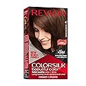 Revlon Colorsilk Beautiful Color Permanent Hair Color, Long-Lasting High-Definition Color, Shine & Silky Softness with 100% Gray Coverage, Ammonia