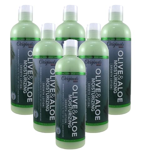 Africas Best Orig Olive Oil Max Strength Grow Lotion 12 Ounce (355ml) (6 Pack)