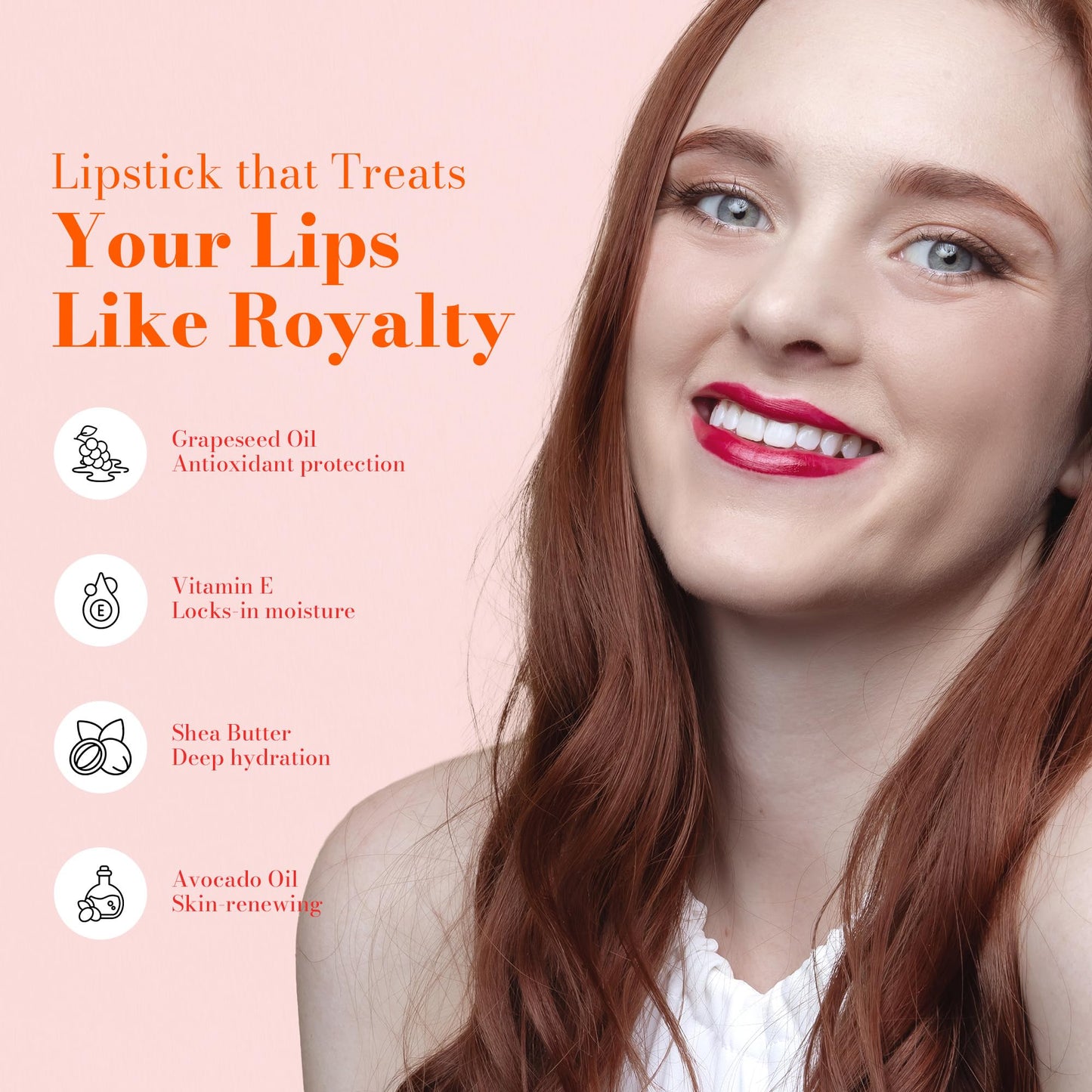 Juwel Cosmetics Frosted Finish Lipstick, Long Wear Moisture-Rich Shades with Natural Minerals, Matte Lipstick Contains Shea Butter, Grapeseed &