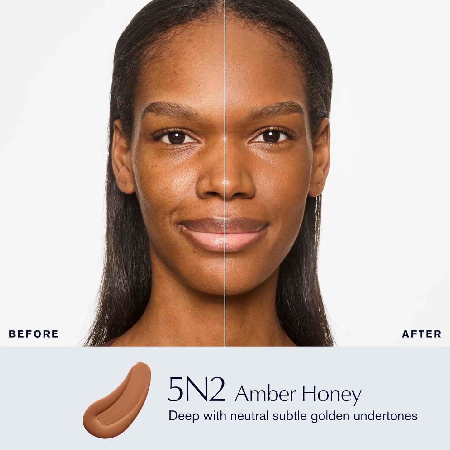 Estée Lauder Double Wear Stay-in-Place Foundation Makeup | 36-Hour Long-Wear Matte Foundation, 1 Fl Oz, 5N2 Amber Honey