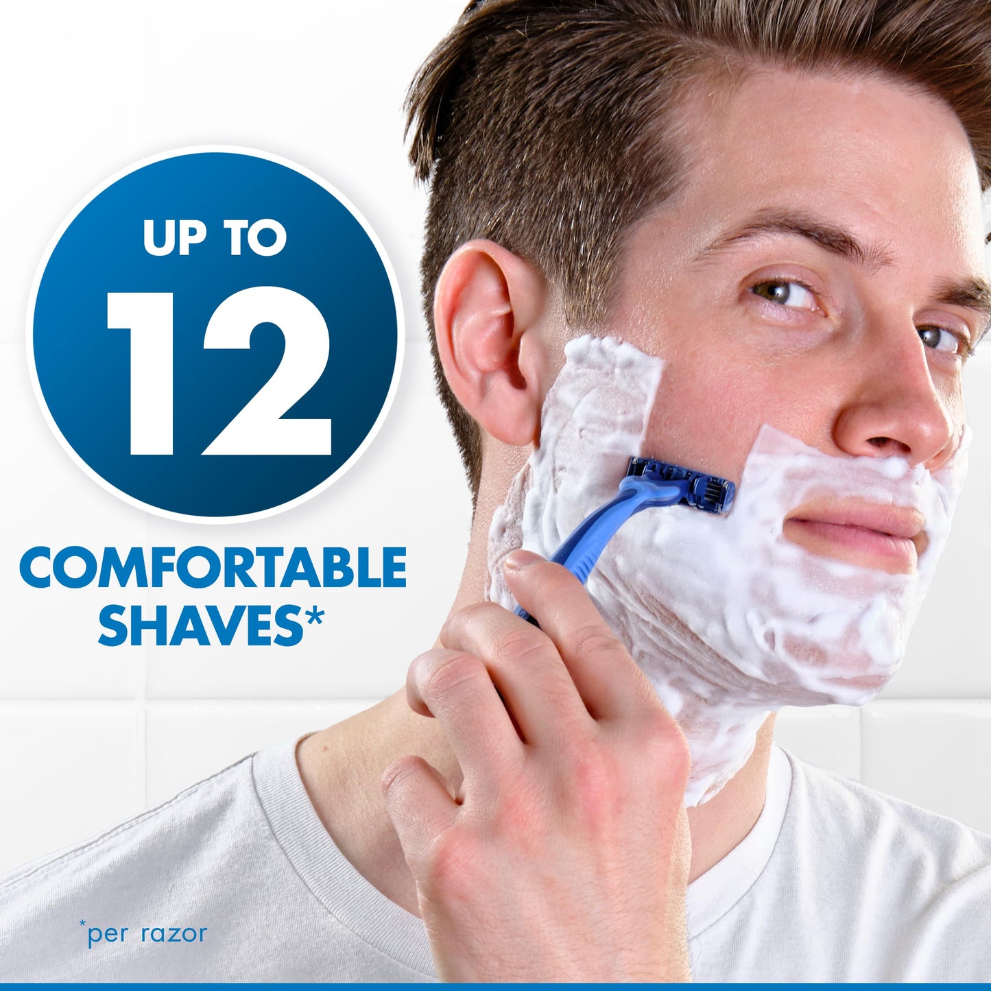 Gillette Sensor3 Comfort Men's Disposable Razors, 12 Razors Beauty and Personal Care Gillette