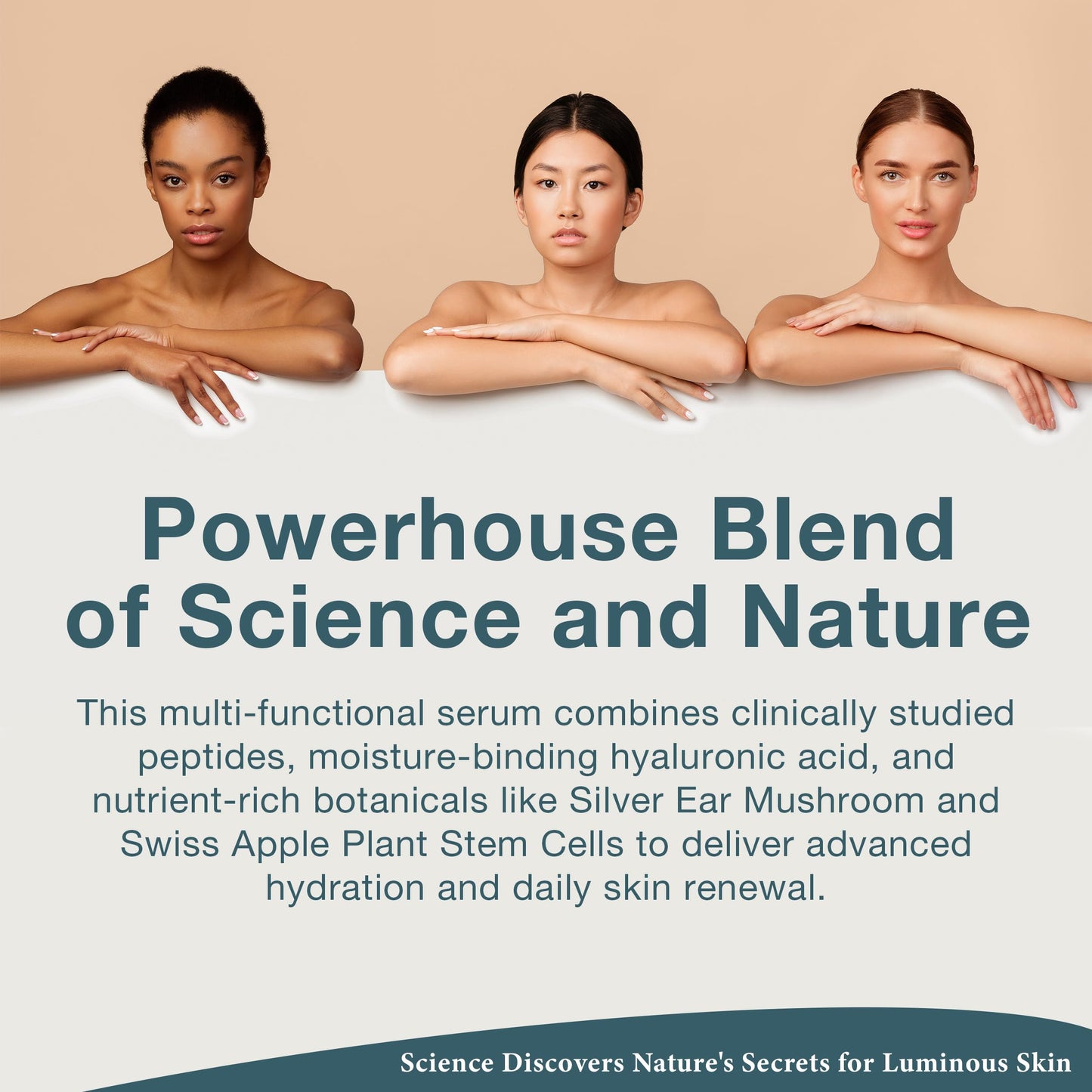 Lira Clinical BIO Hydra Infusion - Hydrating Face Serum with Hyaluronic Acid, Plant Stem Cells, and Minerals - Lightweight Facial Serum for Smooth