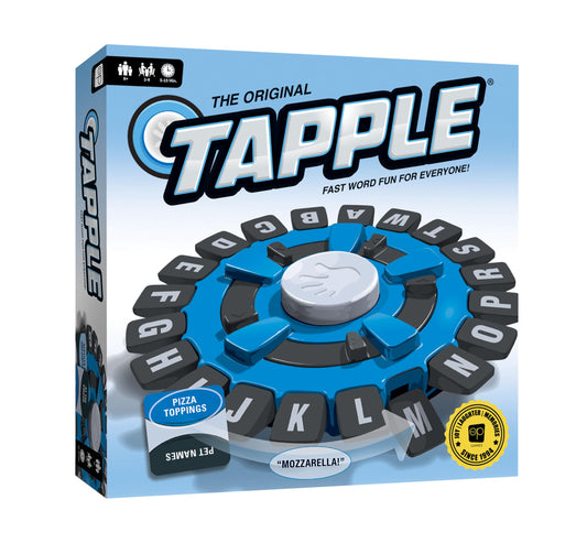 The Original TAPPLE, The Fast-Paced Family Board Game, Choose a Category & Race Against the Timer to be the Last Player, Learning Word Game for Ages…