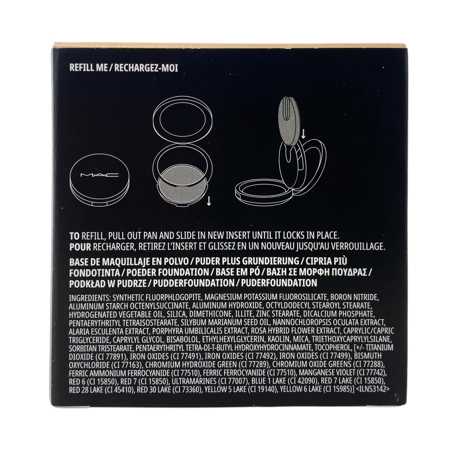 M·A·C Cosmetics Studio Fix Powder Plus Foundation 24HR Oil Control Refillable - N6 (0.42 oz / 12 g)