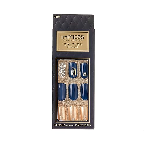 Kiss Impress Press-on Manicure One-Step Gel Nails Couture Collection - Haute (Pack of 1)