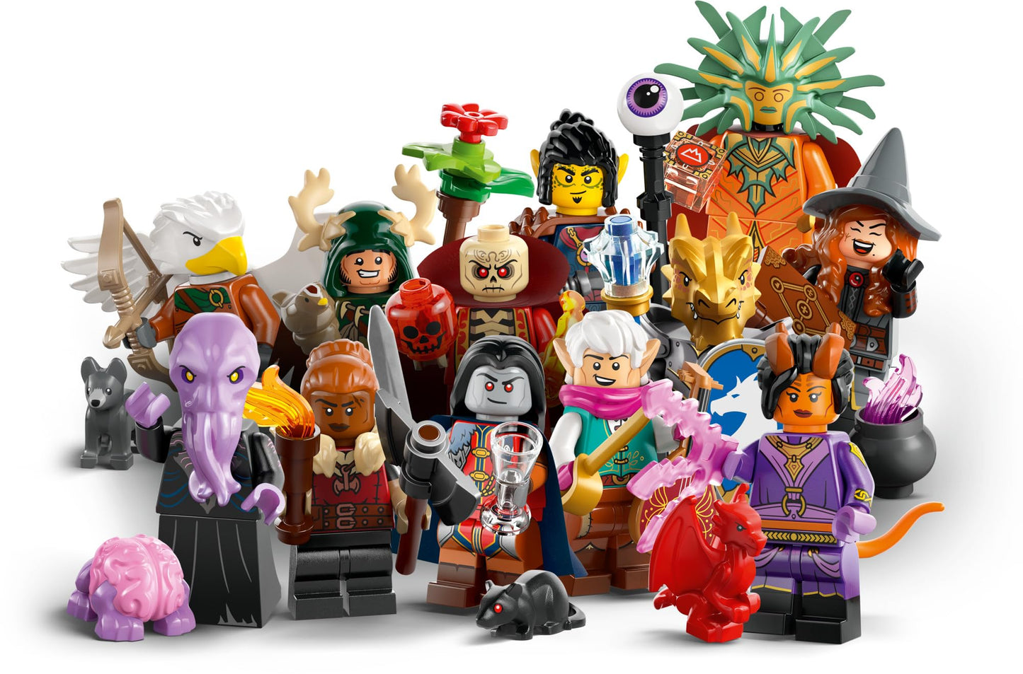 LEGO Minifigures Dungeons & Dragons 6-Pack – Collectible Figures for Kids & Fans, Toy for Boys & Girls Ages 5+, Gift Idea, 66765